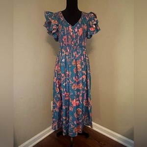 Floral print dress size M